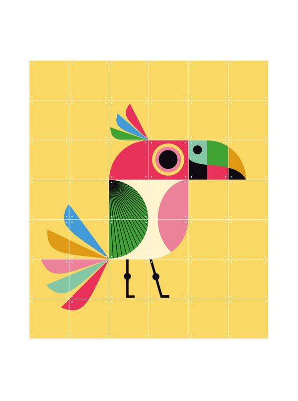 Mural IXXI - Pájaro - Ingela P. Arrhenius