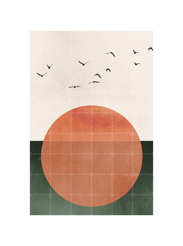 Cuadro Decorativo IXXI Free Souls fly away naranja