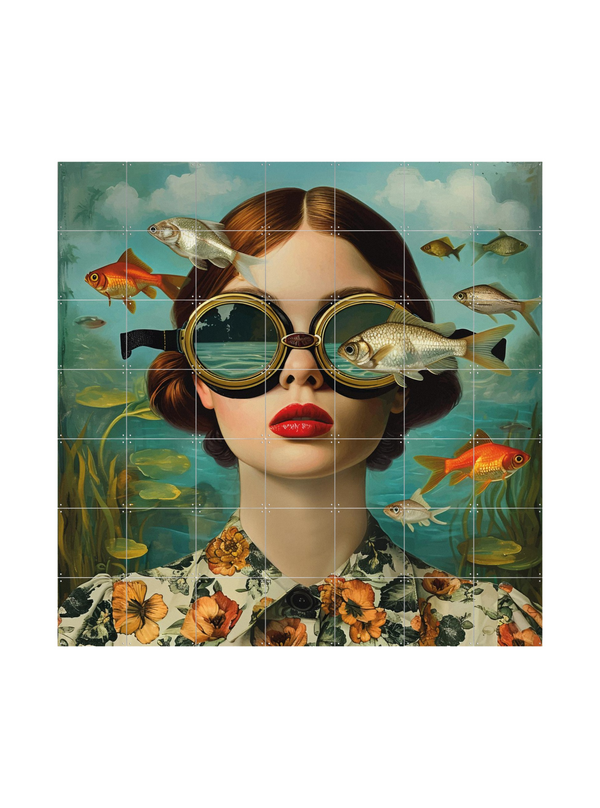 Cuadro Decorativo IXXI My Fish Pond - Mirjam Duizendstra