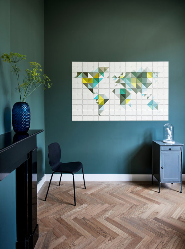 Cuadro Decorativo IXXI The World Tangram Yellow/Green 1
